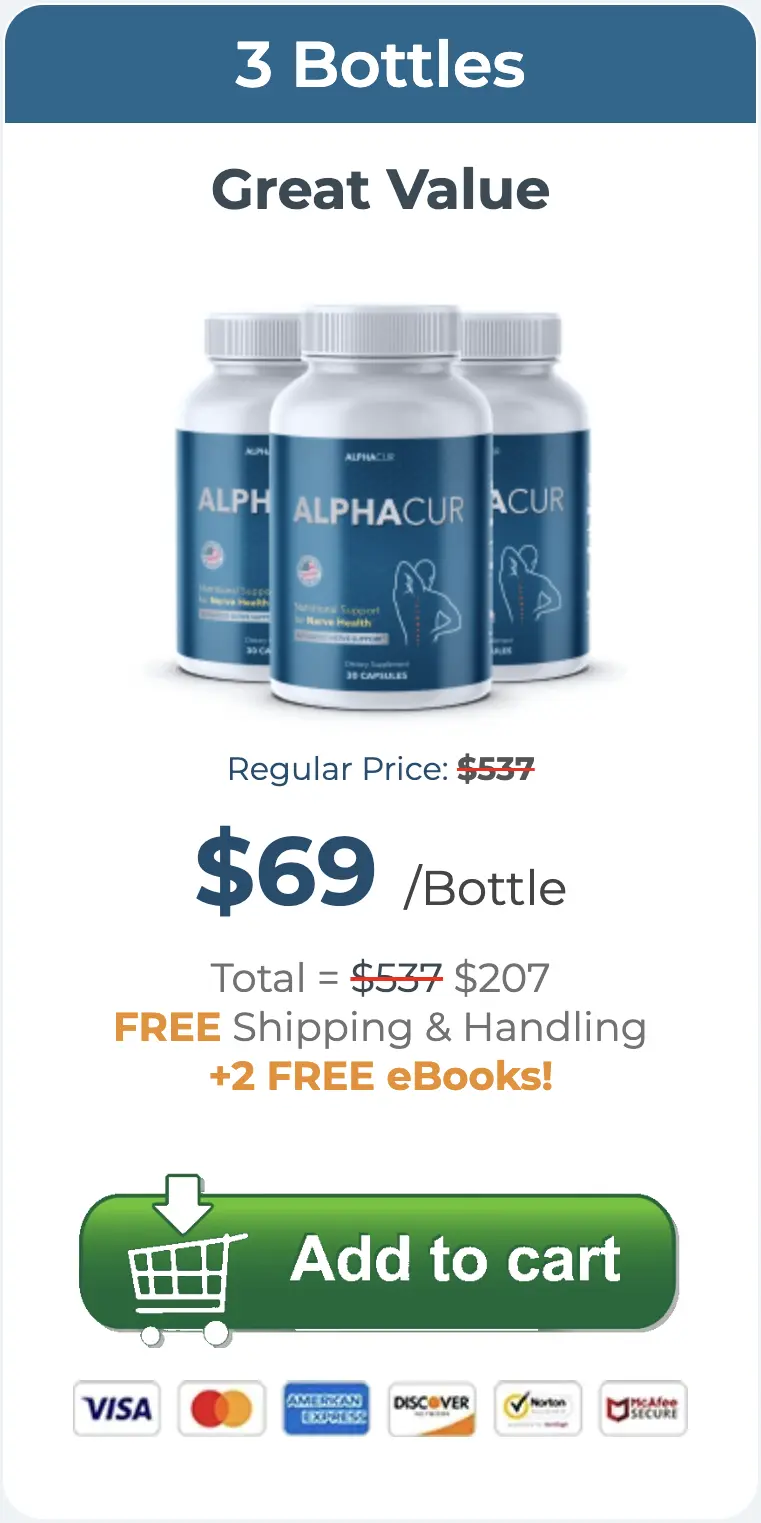 AlphaCur alphacur three bottles order